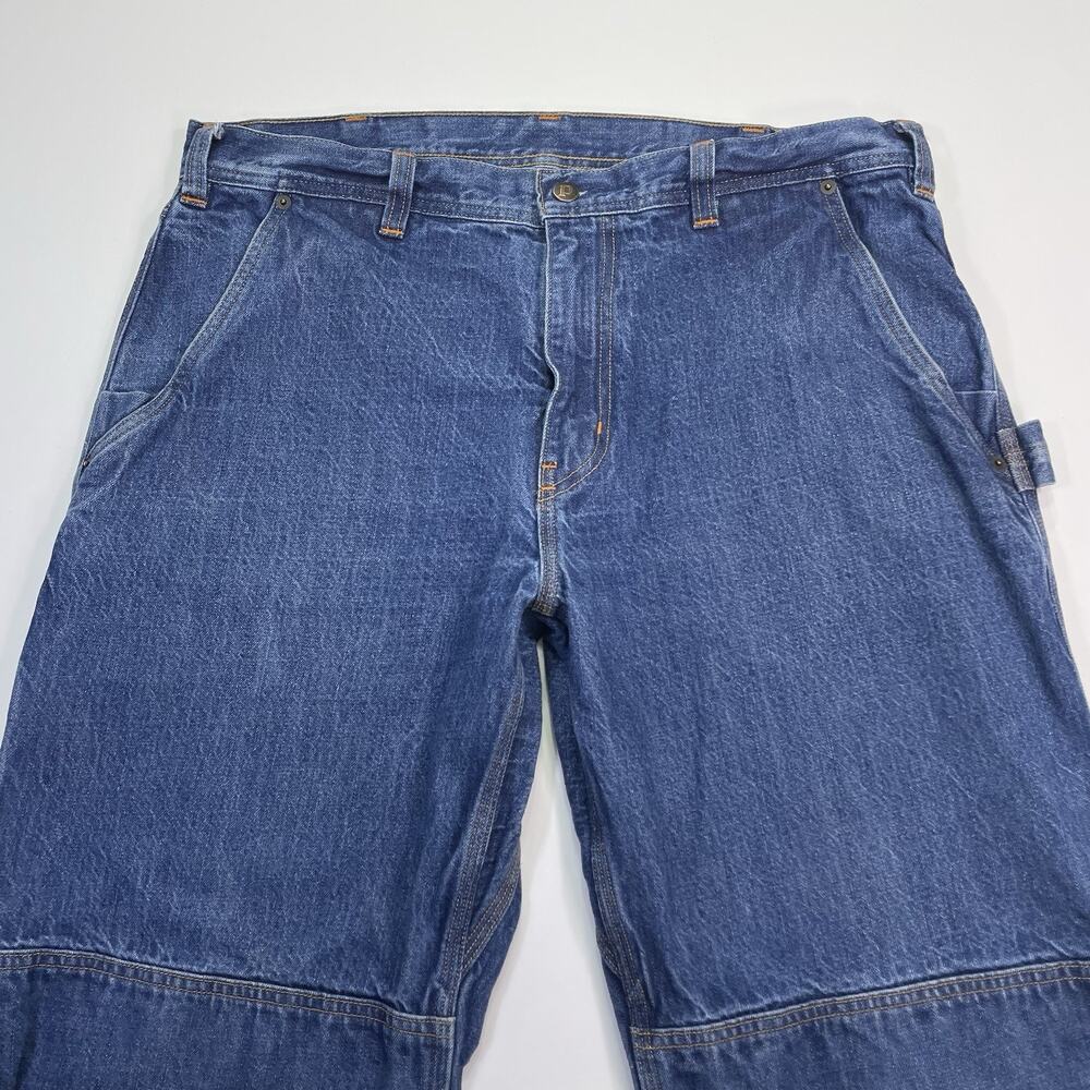 Patagonia Jeans Men’s 38 Long 38x33 Steel Forge Double Knee Carpenter Blue